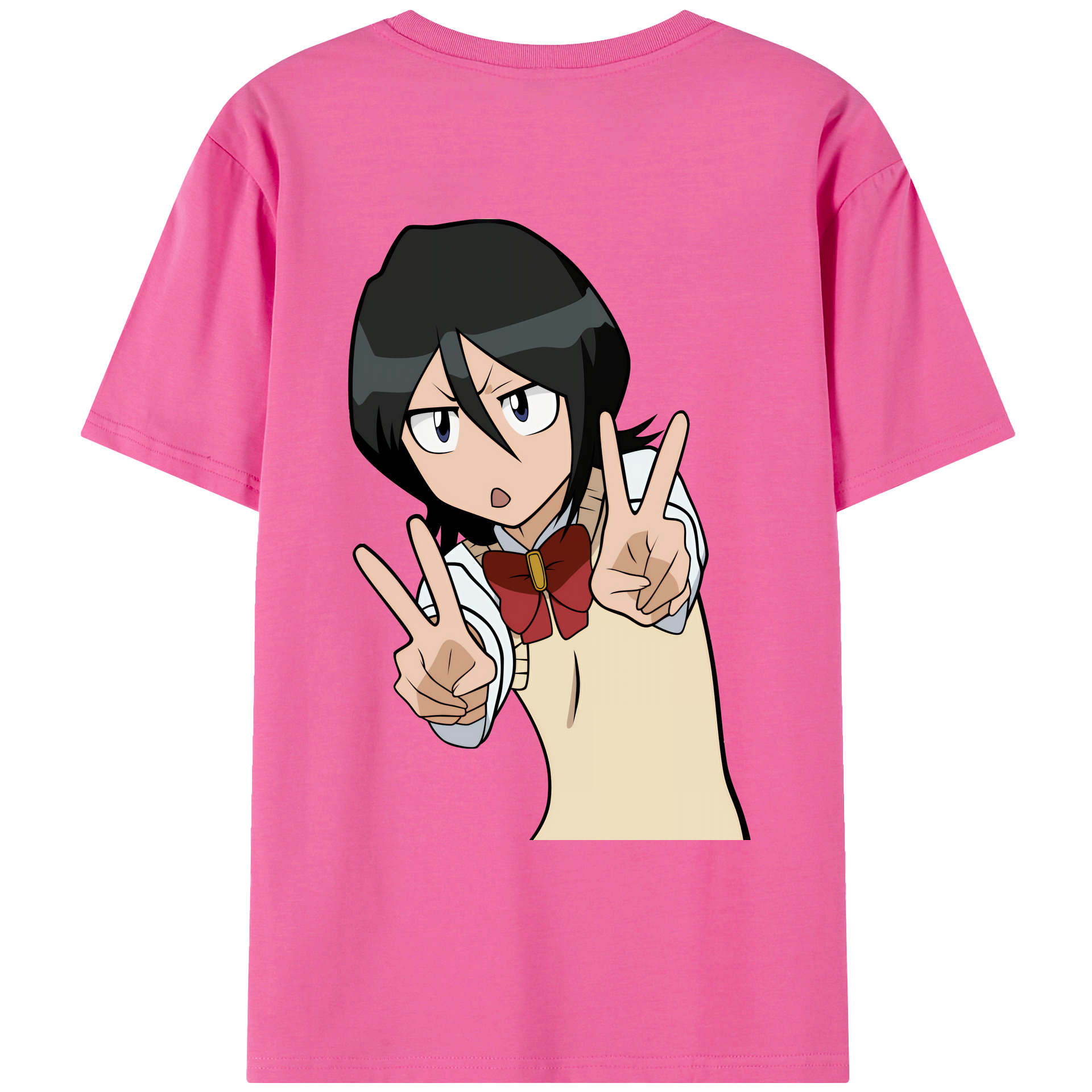 （画像用） ブリーチ 朽木ルキア BLEACH Kuchiki Rukia レディース半袖Tシャツ(バックプリント)